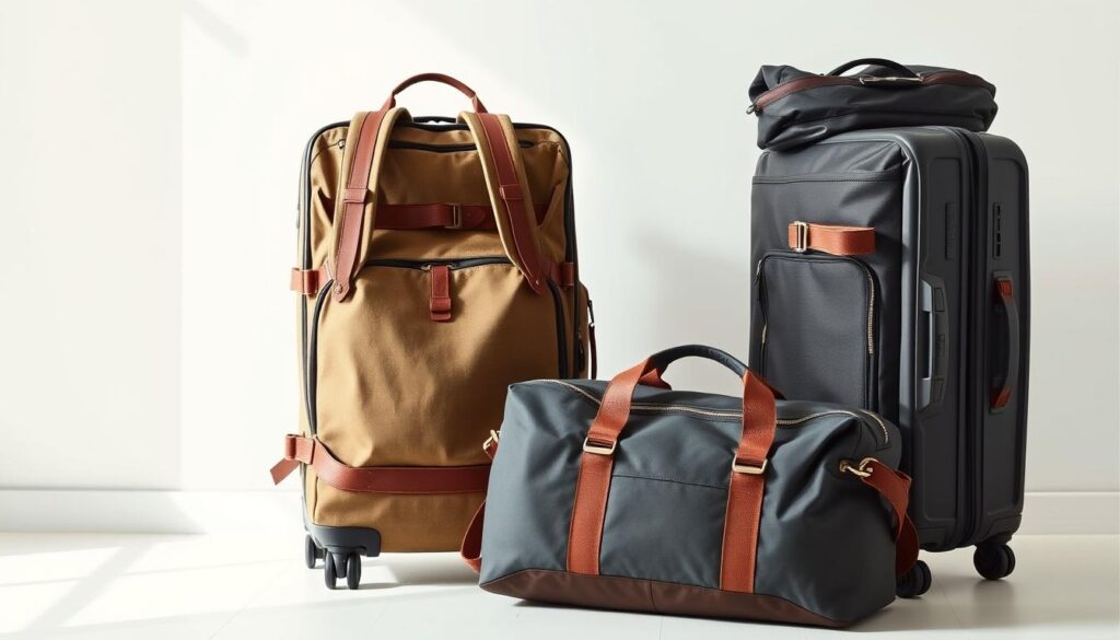 Gepäckwahl Koffer Rucksack Reisetasche