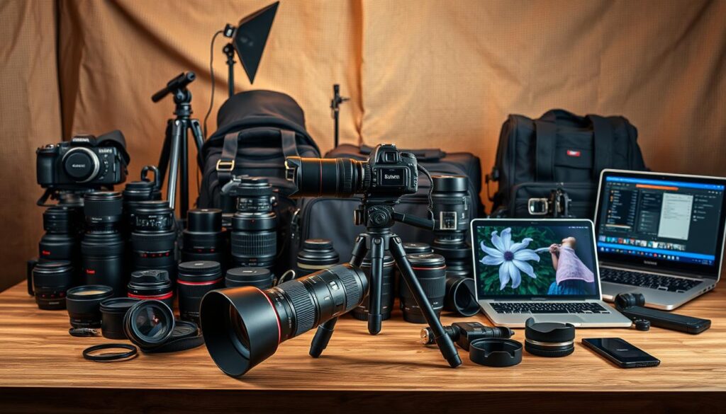 Technik und Kameraausrüstung