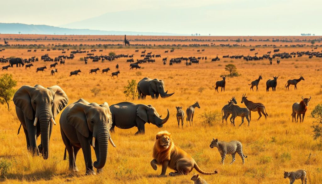 Tierbeobachtungen der Big Five