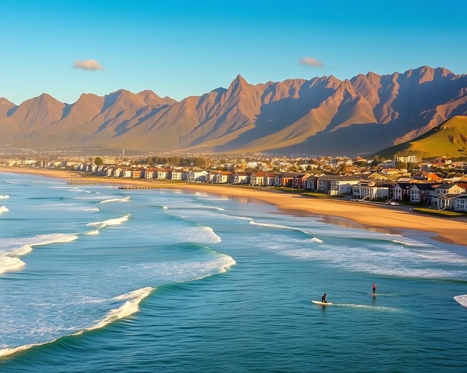 Muizenberg Lage False Bay Kapstadt