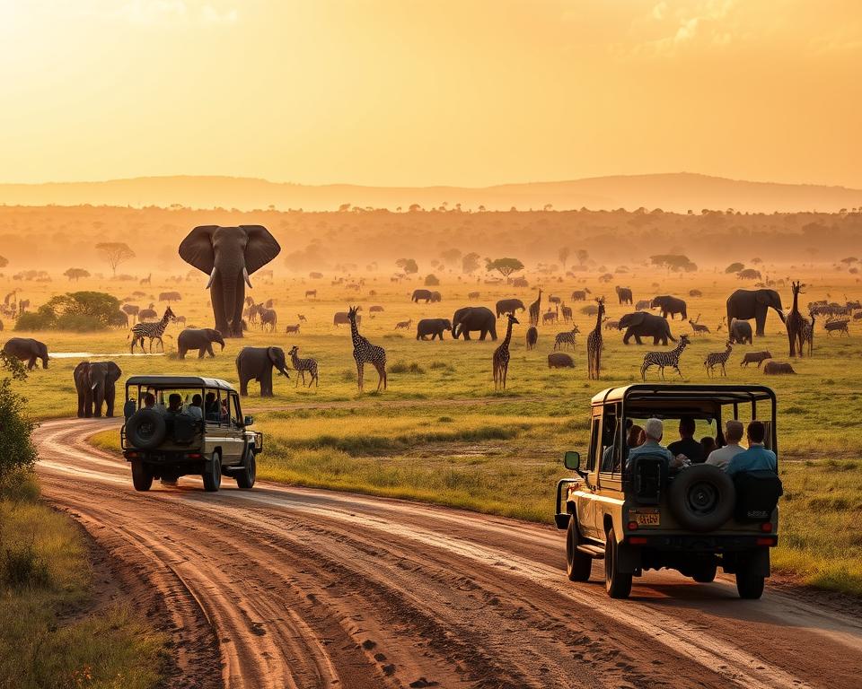 Safari im Krüger Nationalpark Tierbeobachtung Safari im Krüger Nationalpark Tierbeobachtung
