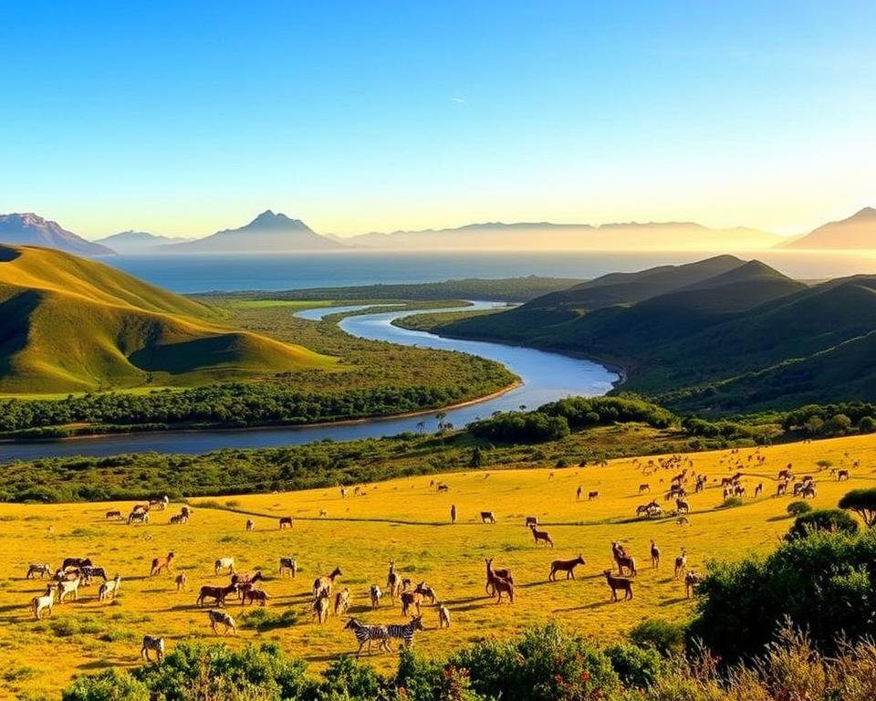 Safari mit Meerblick bei Garden Route Game Lodge