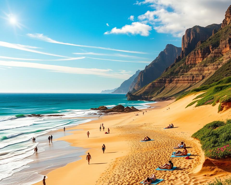 Strandaktivitäten Plettenberg Bay Küstenlandschaft