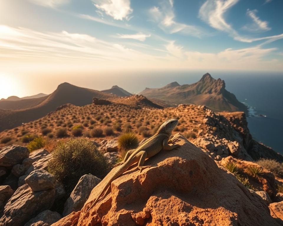 Kapverdischer Riesengecko Habitat