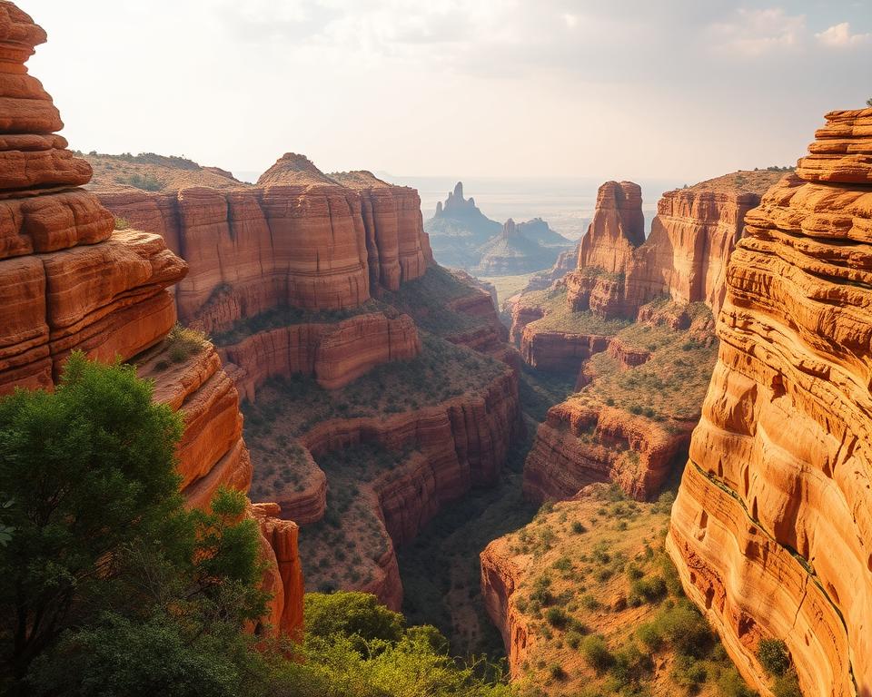 Felsformationen im Isalo Nationalpark Felsformationen im Isalo Nationalpark