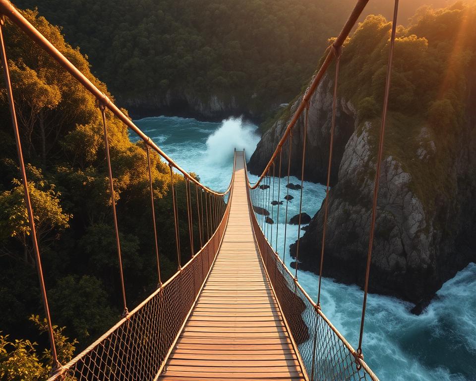 Hängebrücke Storms River Mouth