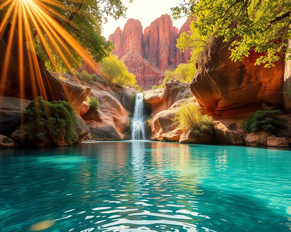 Naturpools im Isalo Nationalpark Naturpools im Isalo Nationalpark