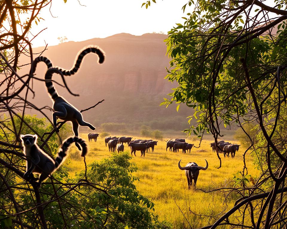 Tierbeobachtungen im Isalo Nationalpark Tierbeobachtungen im Isalo Nationalpark