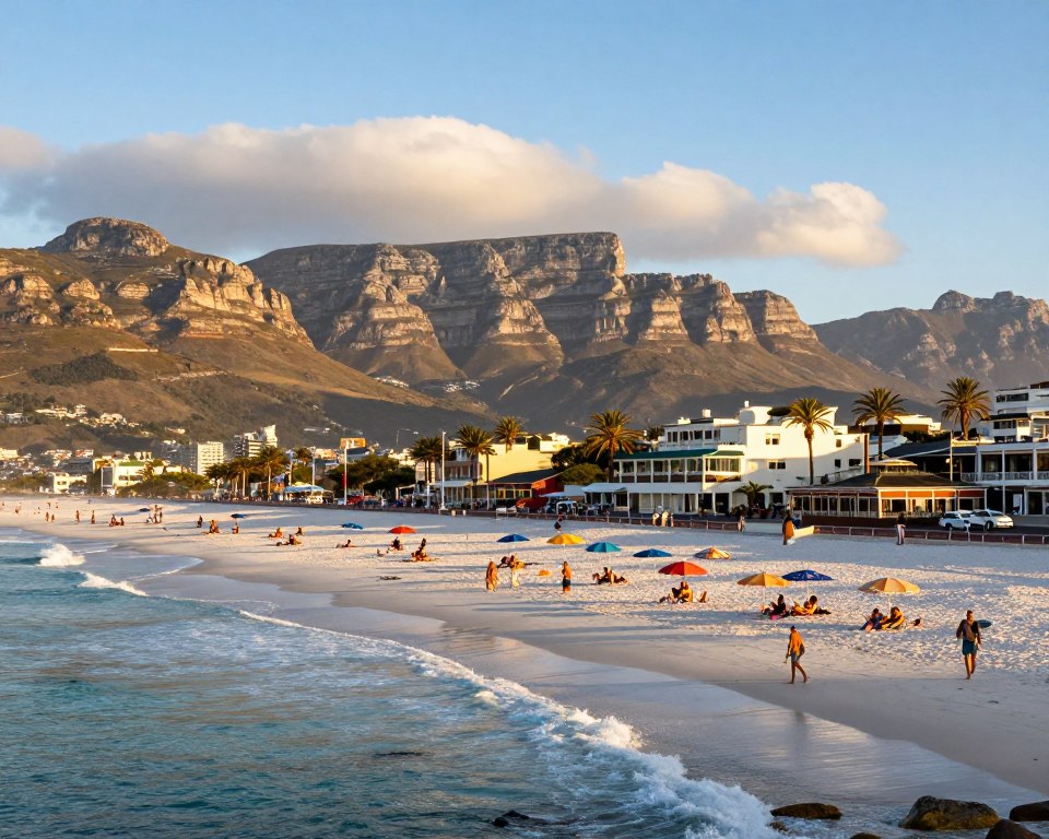 Camps Bay Beach Kapstadt Panorama
