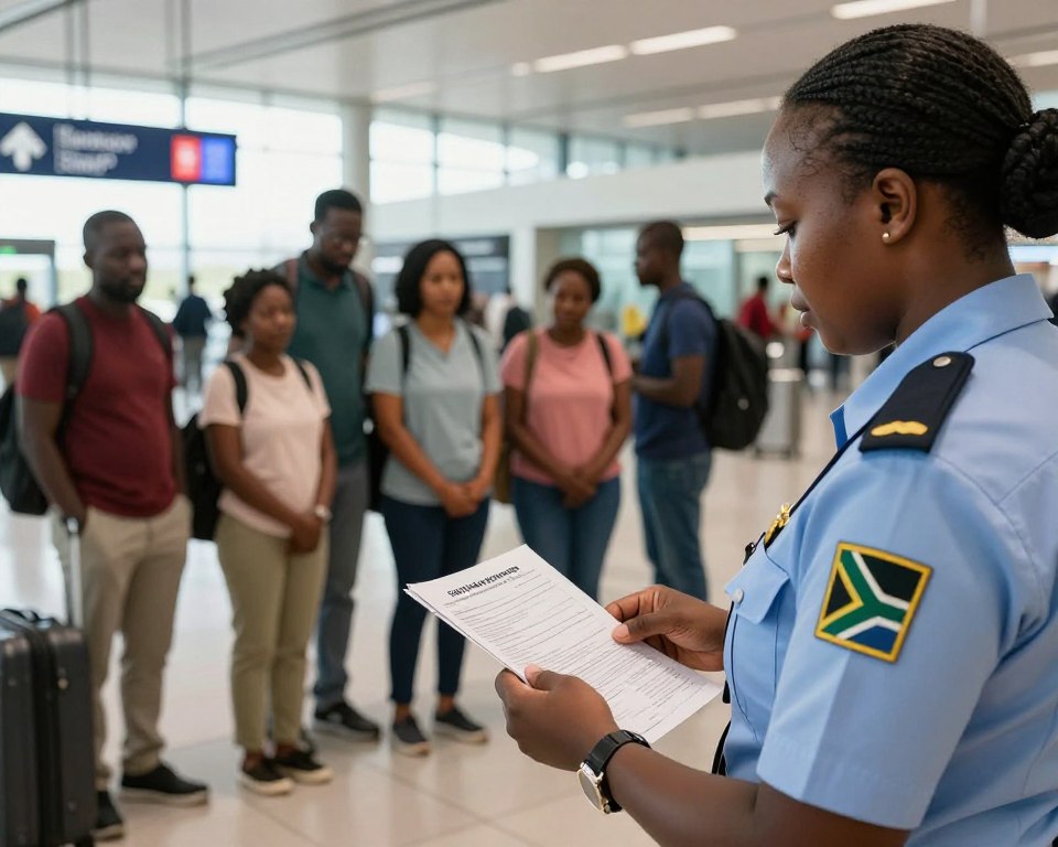 Südafrika Einreise Dokumentenprüfung