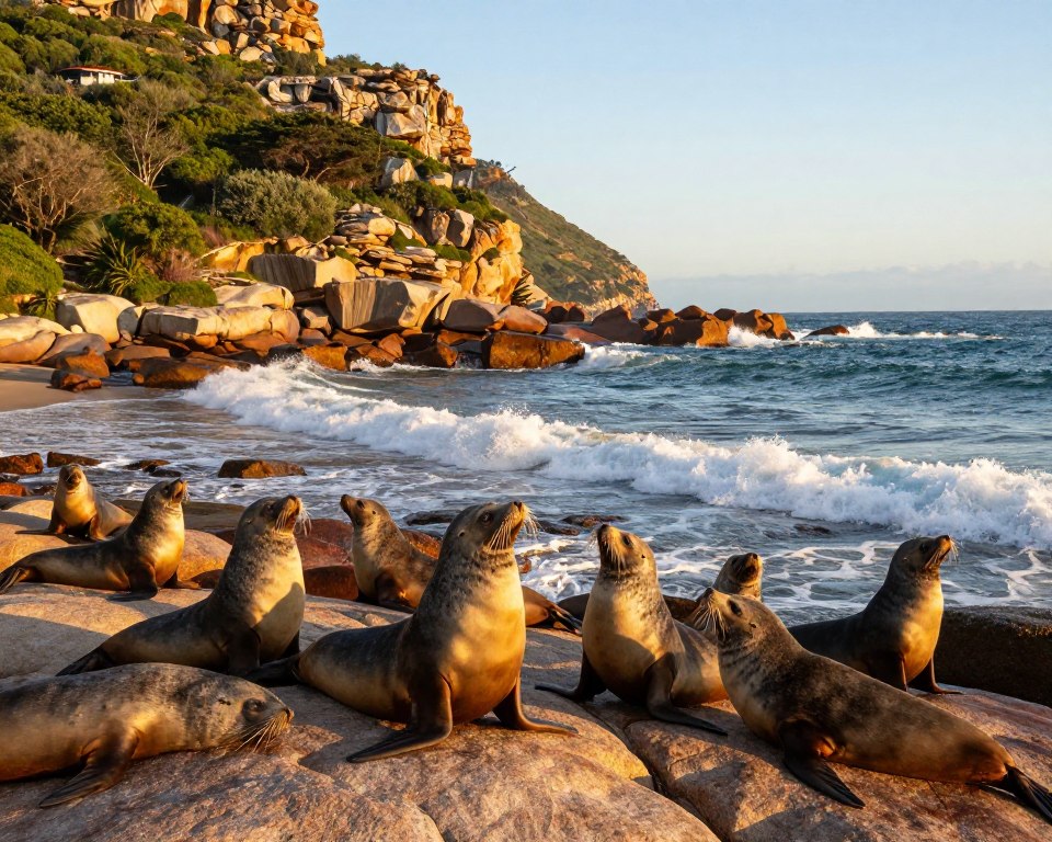 Wildlife Südafrika Seehunde